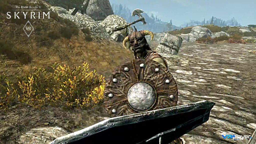 Skyrim sur Playstation VR Combat