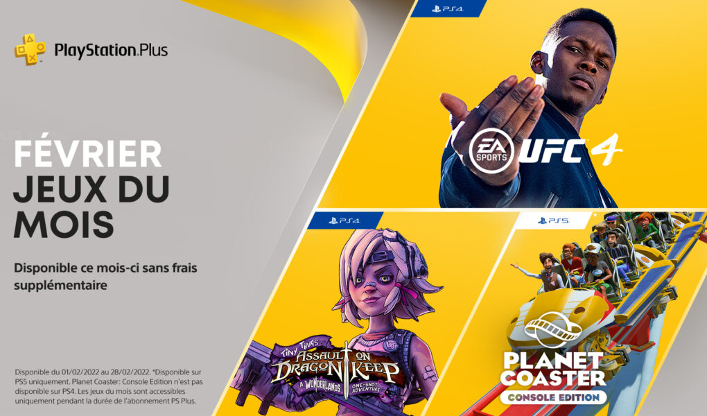 playstation plus feěvrier 2022