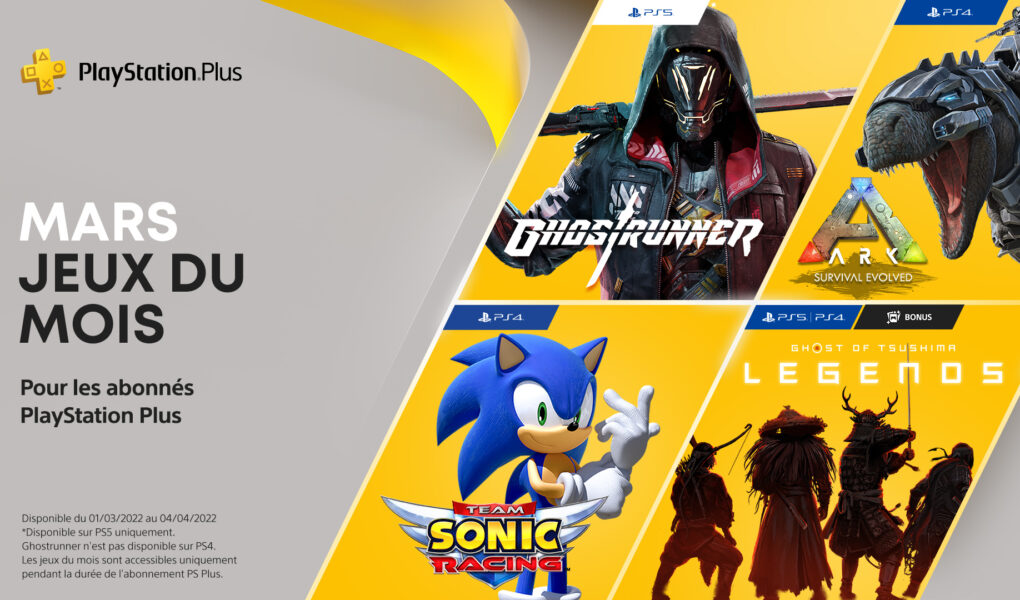 ps plus mars 2022