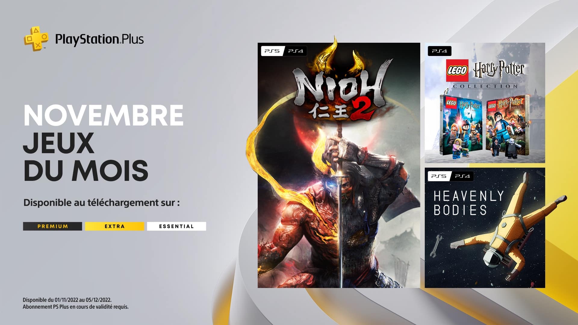 playstation plus essential novembre 2022