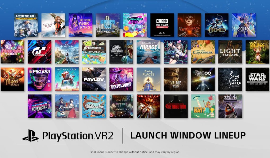 psvr2 line-up