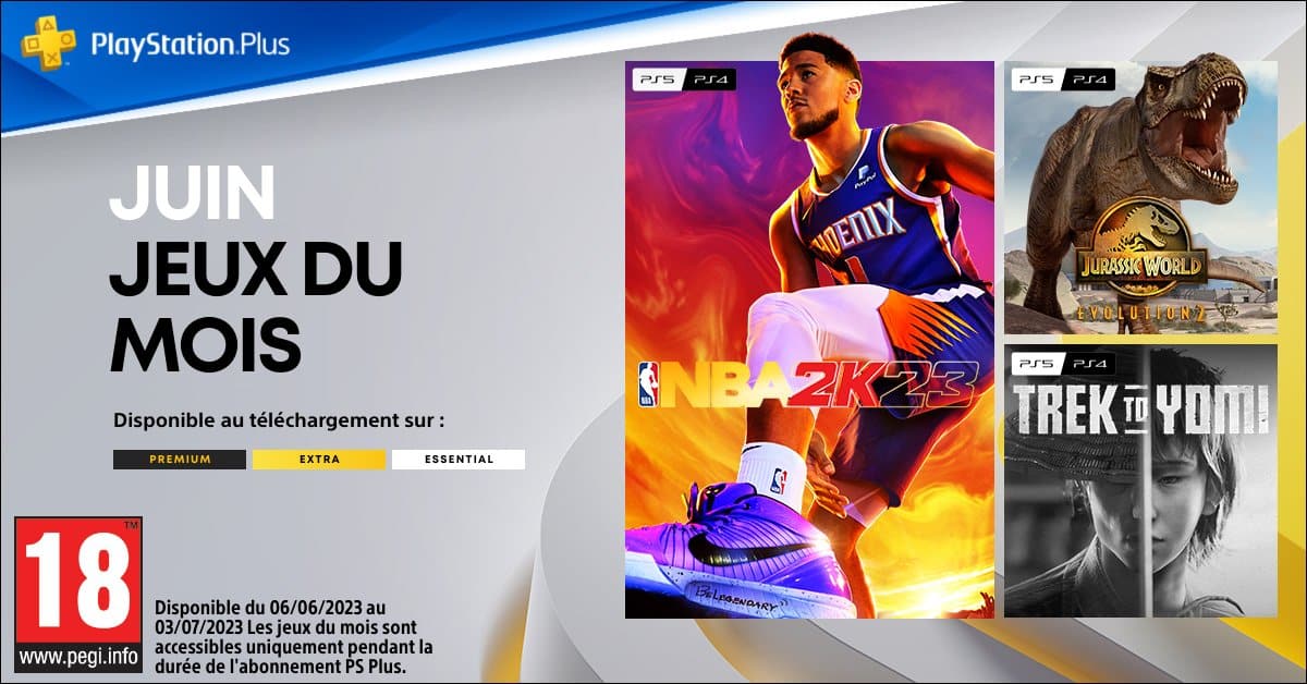 PlayStation Plus Juin 2023