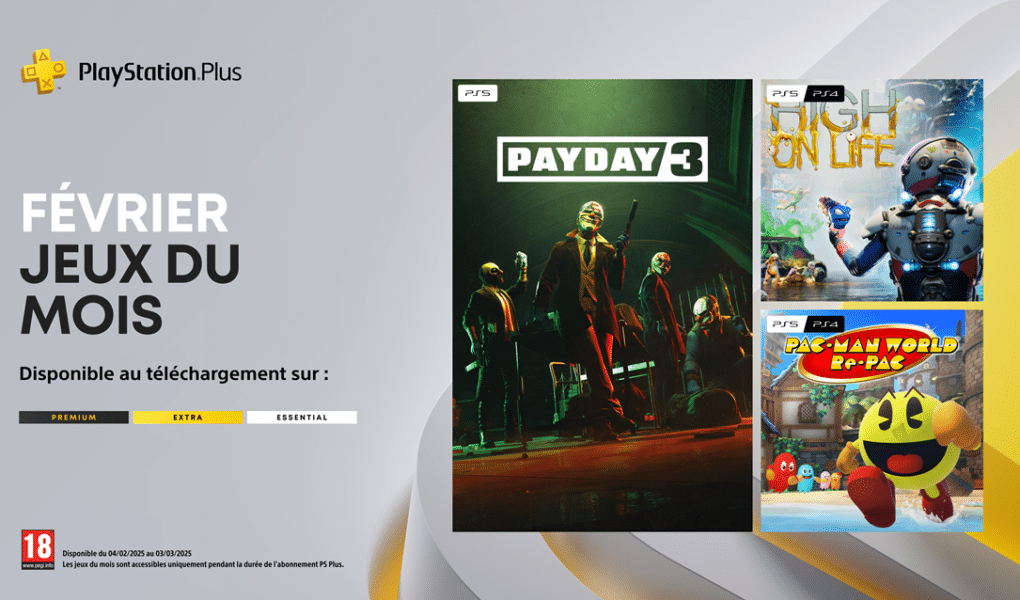 Jeux PS Plus Février 2025