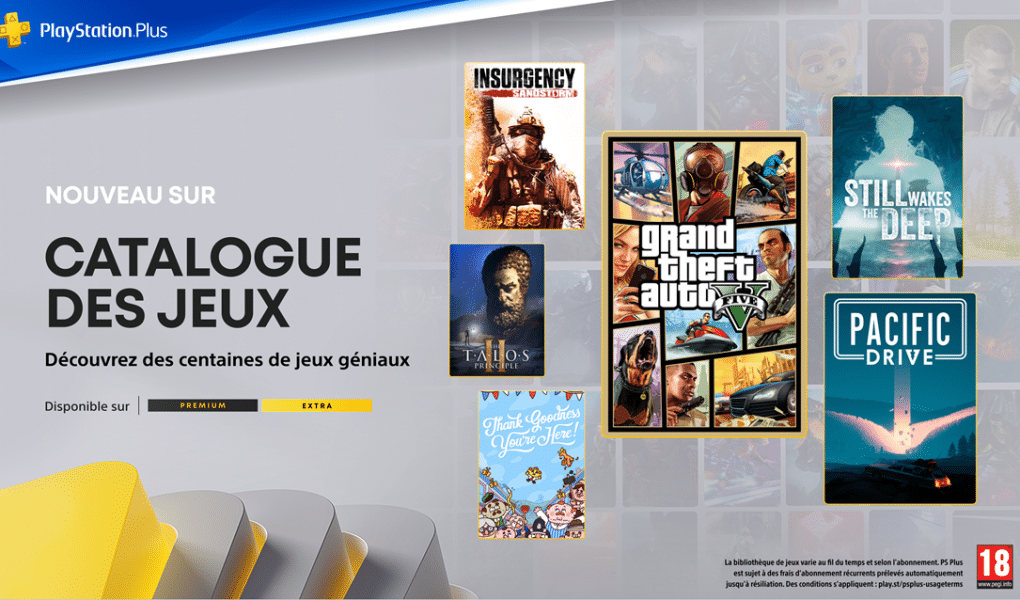 Jeux PS Plus Novembre 2025