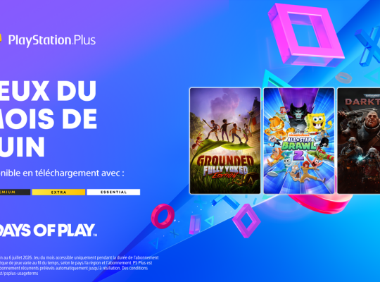 Jeux PS Plus Juin 2026